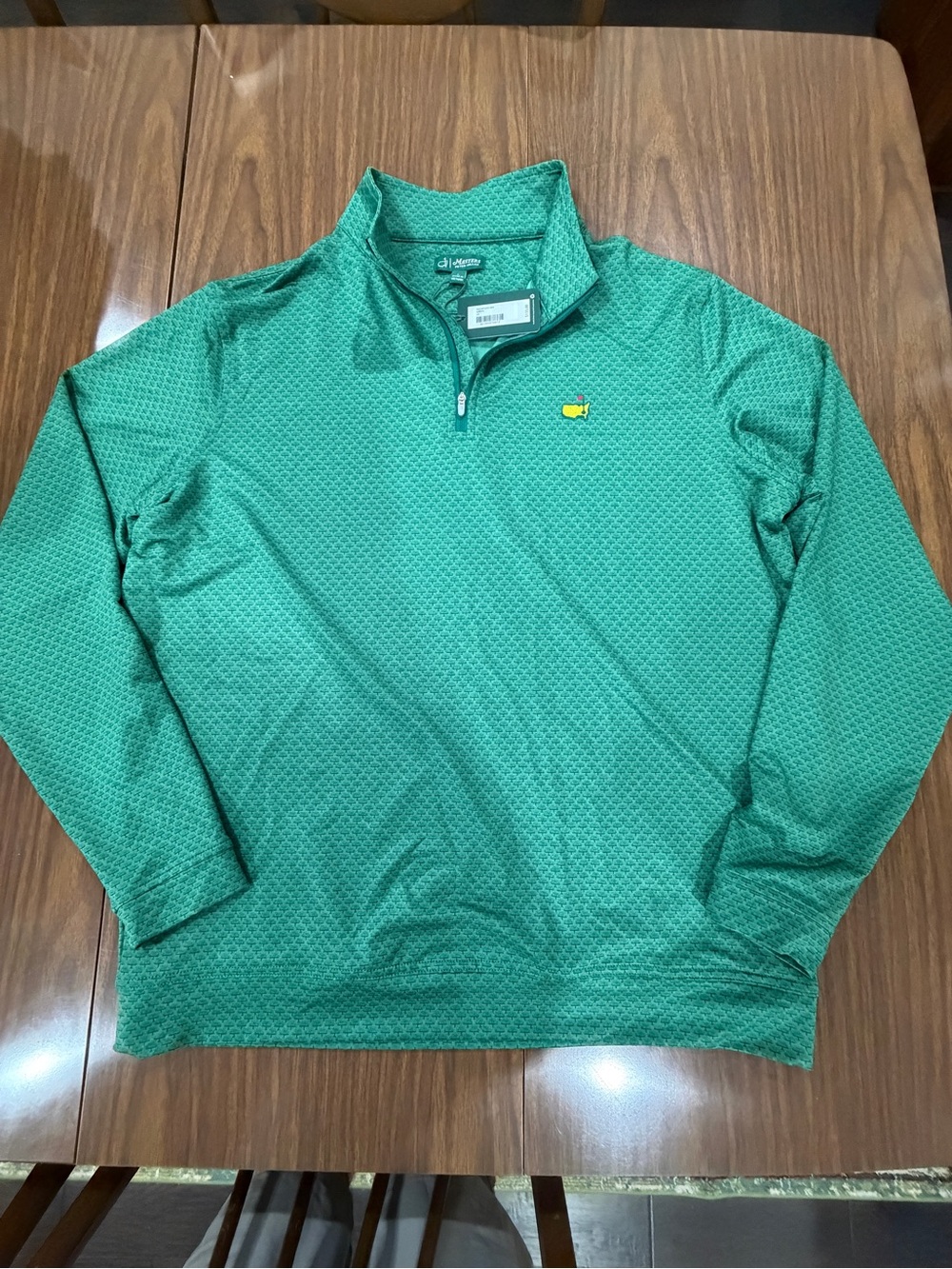 Peter Millar Masters Collection 2024 1/4 Zip Golf Pullover Green Men’s L